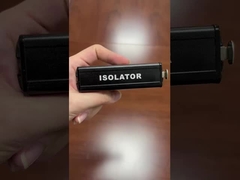 Eliminatie van zoemend lawaai Ground Loop Isolator Noise Filter Suppressor Reducer