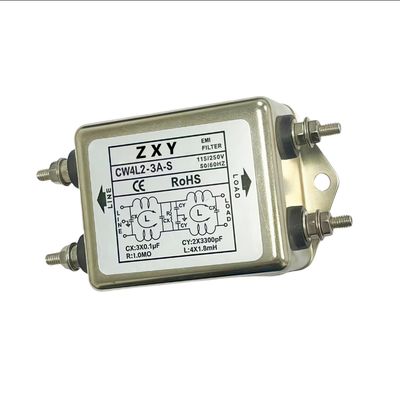 kopen CW4L2-3A-S 115/250V Insteekbare Enkelfasige AC Dubbele Fase Stroomfilter EMI Filter online vervaardiging
