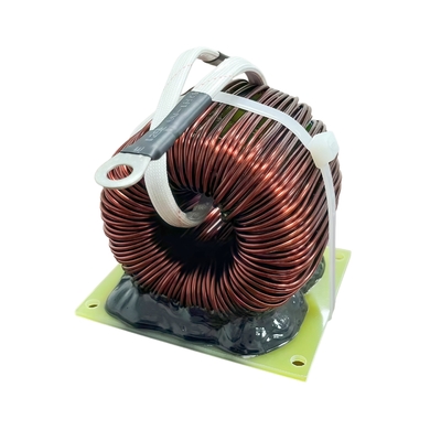 kopen 1mH 60A Grote Toroidale Inductor Spoel Hoge Stroom 1 Wikkeling Dubbele Magnetische Ring online vervaardiging