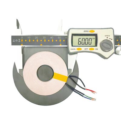 kopen 90 mm grote diameter draadloze stroomtoevoer spoel met multi-streng Litz draad en vier-laag wikkeling voor een hoge efficiëntie energie-overdracht online vervaardiging