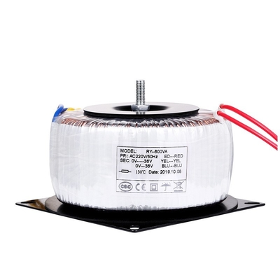 Op maat gemaakte laagfrequentietransformatoren 12V 0 12V Toroïdale transformator 24V 0 24V