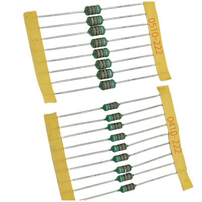 Hoge stabiliteit Kleurringinductor Axial Lead Induction voor filtercircuits