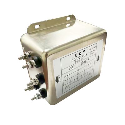 Driefasige Vierdraads Stroomfilter Inverter EMI Servo Reiniger CW12C-3A-S Bout-Gemonteerd