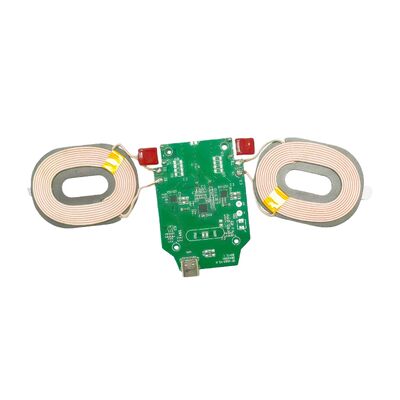 Draadloze oplaadmodule met dubbele spoel, snelladen en 15W hoge snelheid voor twee telefoons, PCB-assemblage